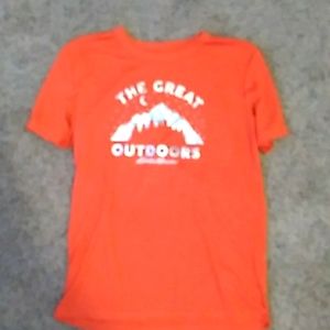 Eddie Bauer pajama shirt, large, orange, great condition, no holes or stains